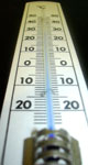 Настенный термометр. Фото Анатолия Куксы