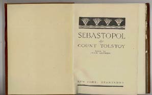 «Севастопольские рассказы» Лео Толстого