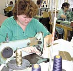 В швейных цехах ЗАО «Элкис» в Севастополе работают более 100 человек