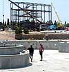 Строящийся аквапарк в парке Победы