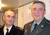 Стоматолог Андрей Лихота (справа) и спасенный им каппитан 1 ранга Анатолий Капинос