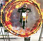 Девятилетний Илья — трехкратный рекордсмен Книги рекордов Гиннесса. В 2006 году установил новый рекорд — прыгнул на мотоцикле через три огненных кольца